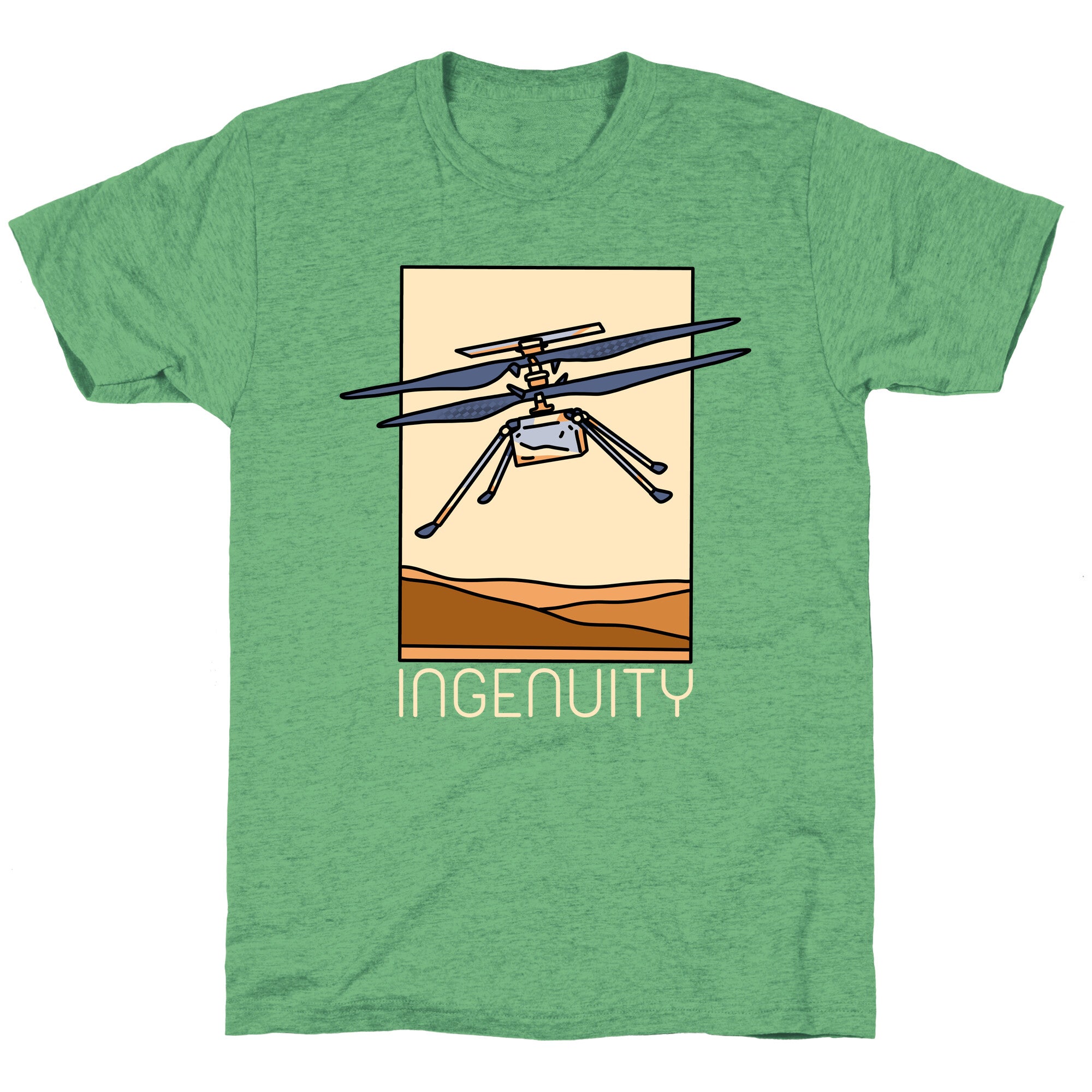Ingenuity Mars Helicopter Unisex Triblend Tee
